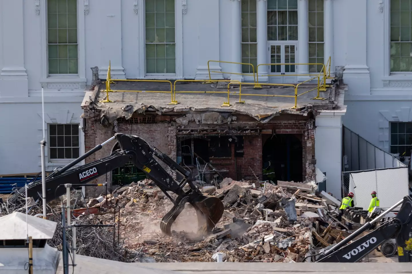 The entire East Wing was demolished (Eric Lee/Getty Images)