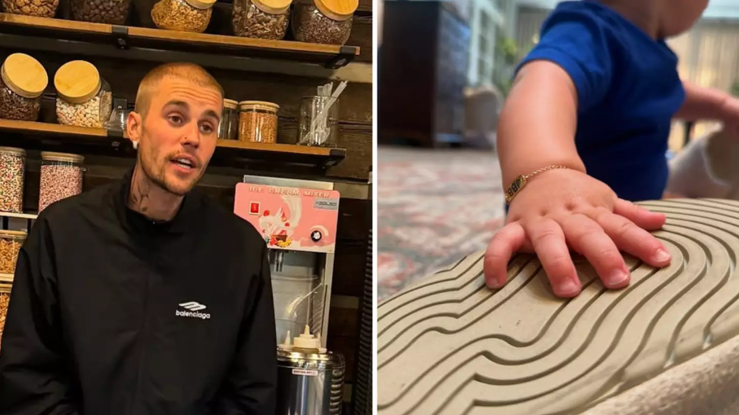 Justin Bieber sparks backlash after fans spot 'rude' detail in photo with son