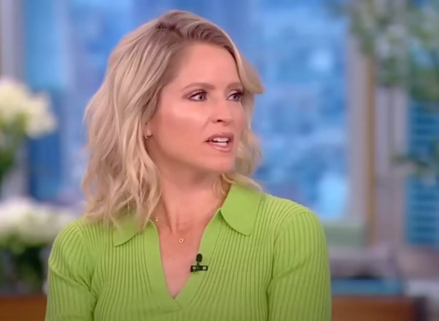 Sara Haines has revealed on a recent episode of The View that she walks around naked in front of her children.