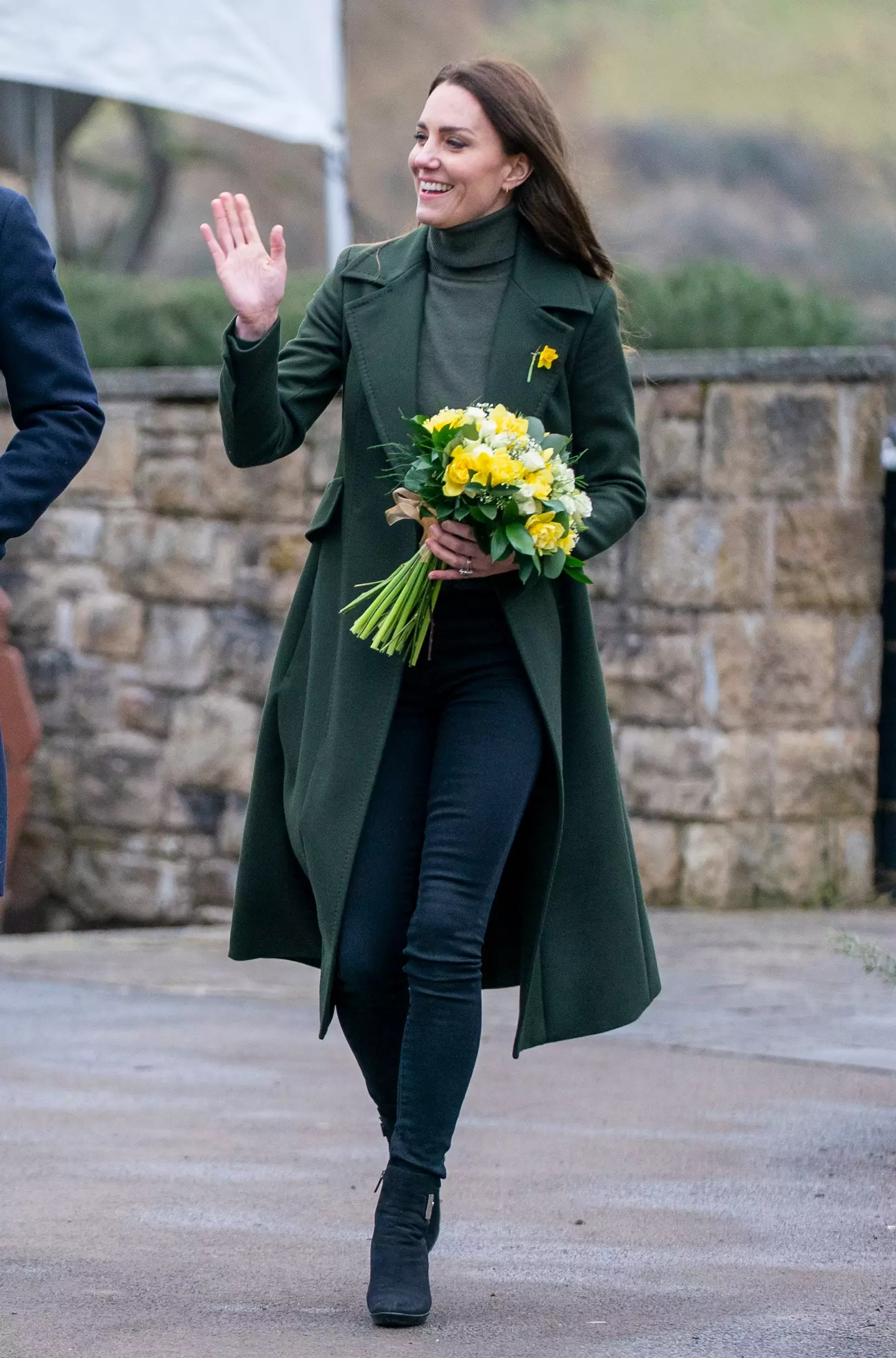 Kate wearing skinny jeans  in 2022, visiting a World Heritage Site visitor centre to learn more about the history of Blaenavon (Arthur Edwards - WPA Pool/Getty Images)
