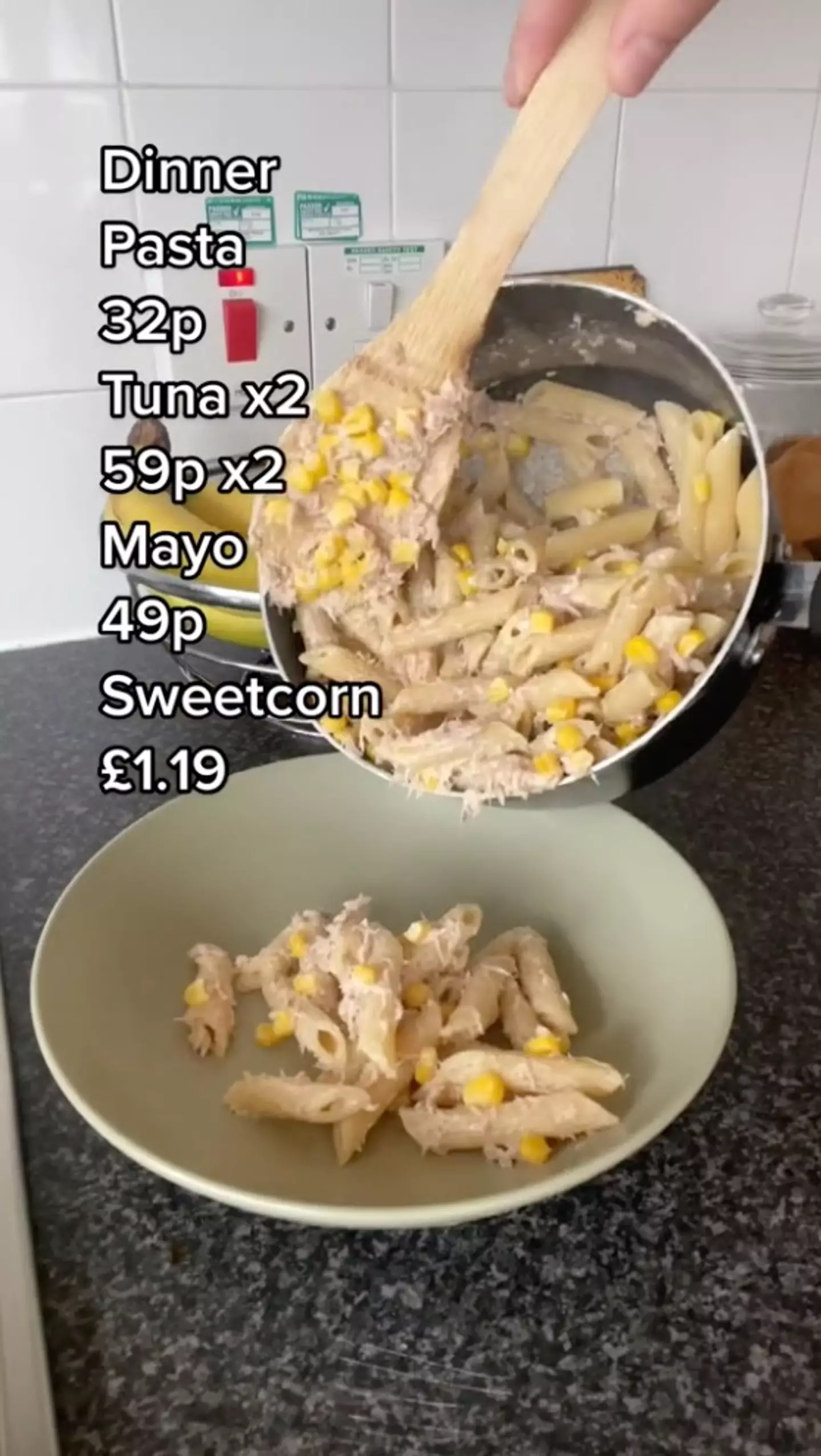 Kathryn ate the same food each day.