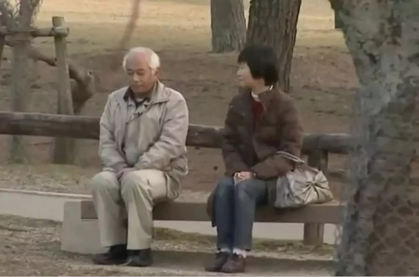 Otou Katayama had been refusing to talk to his wife Yumi for 20 years (TV Hokkaido)