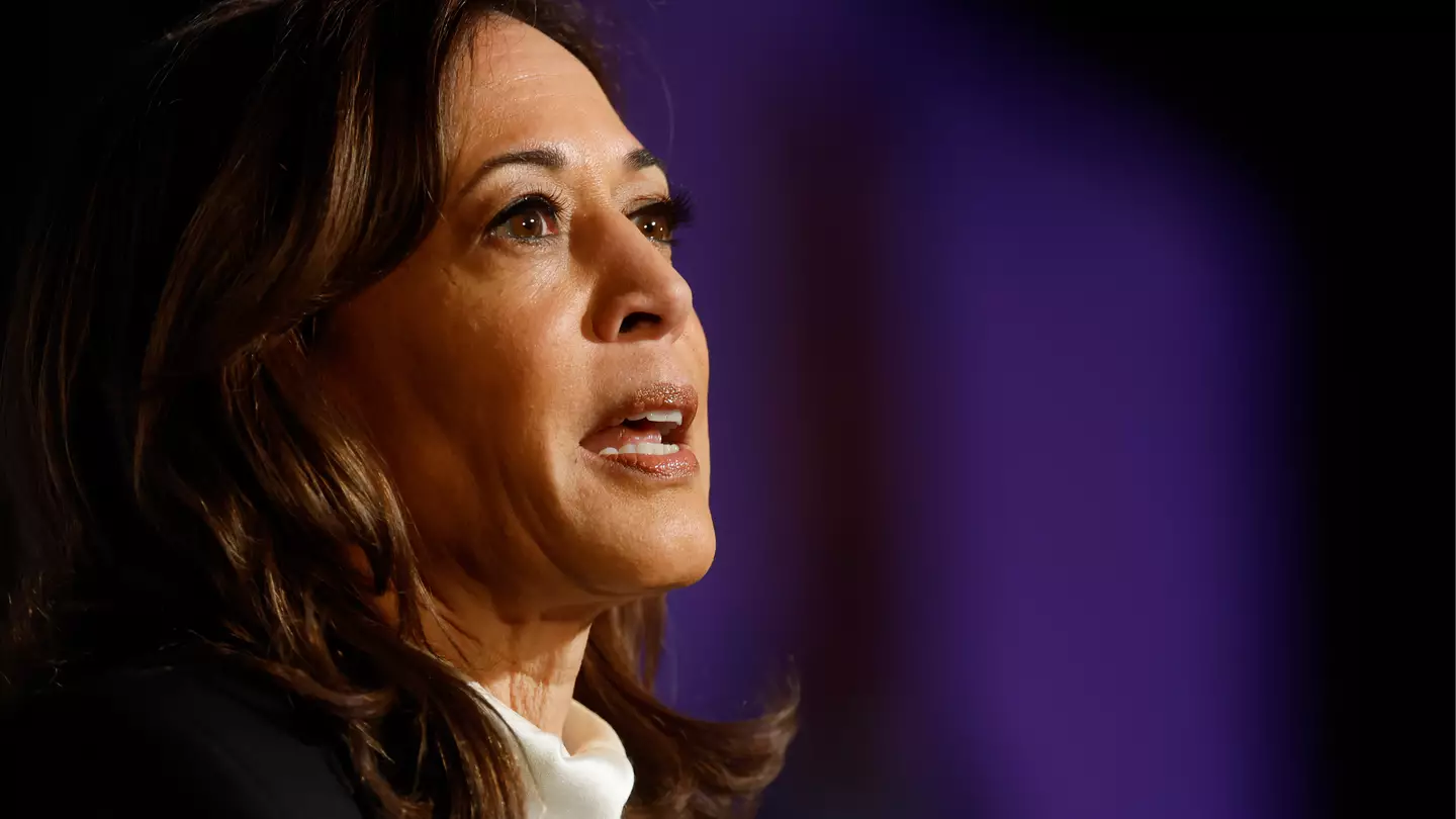 Kamala Harris makes thinly-veiled dig at Donald Trump in rare speech after his first 100 days as president