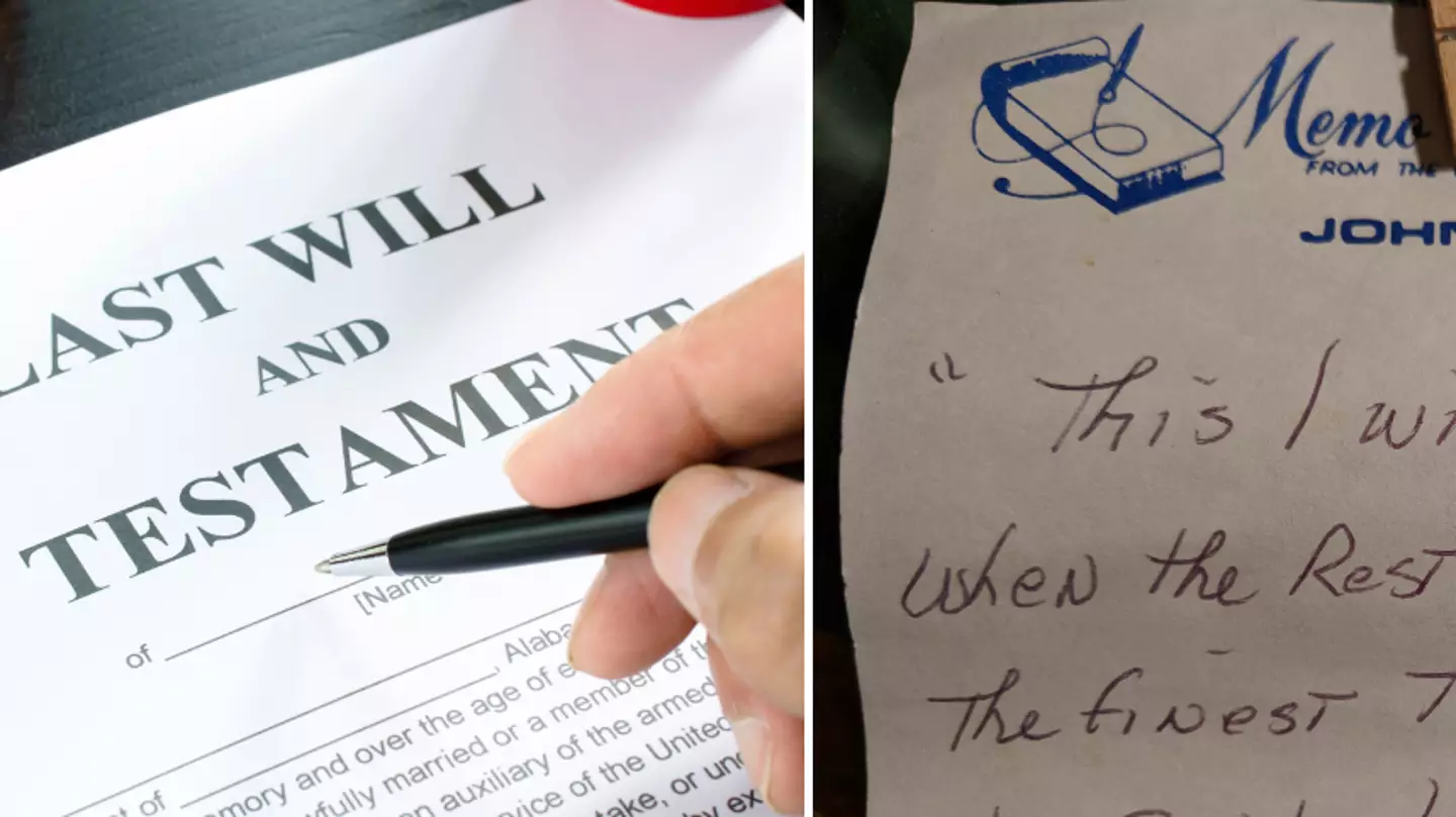 Grandad’s tear-jerking final message to his wife discovered with his will
