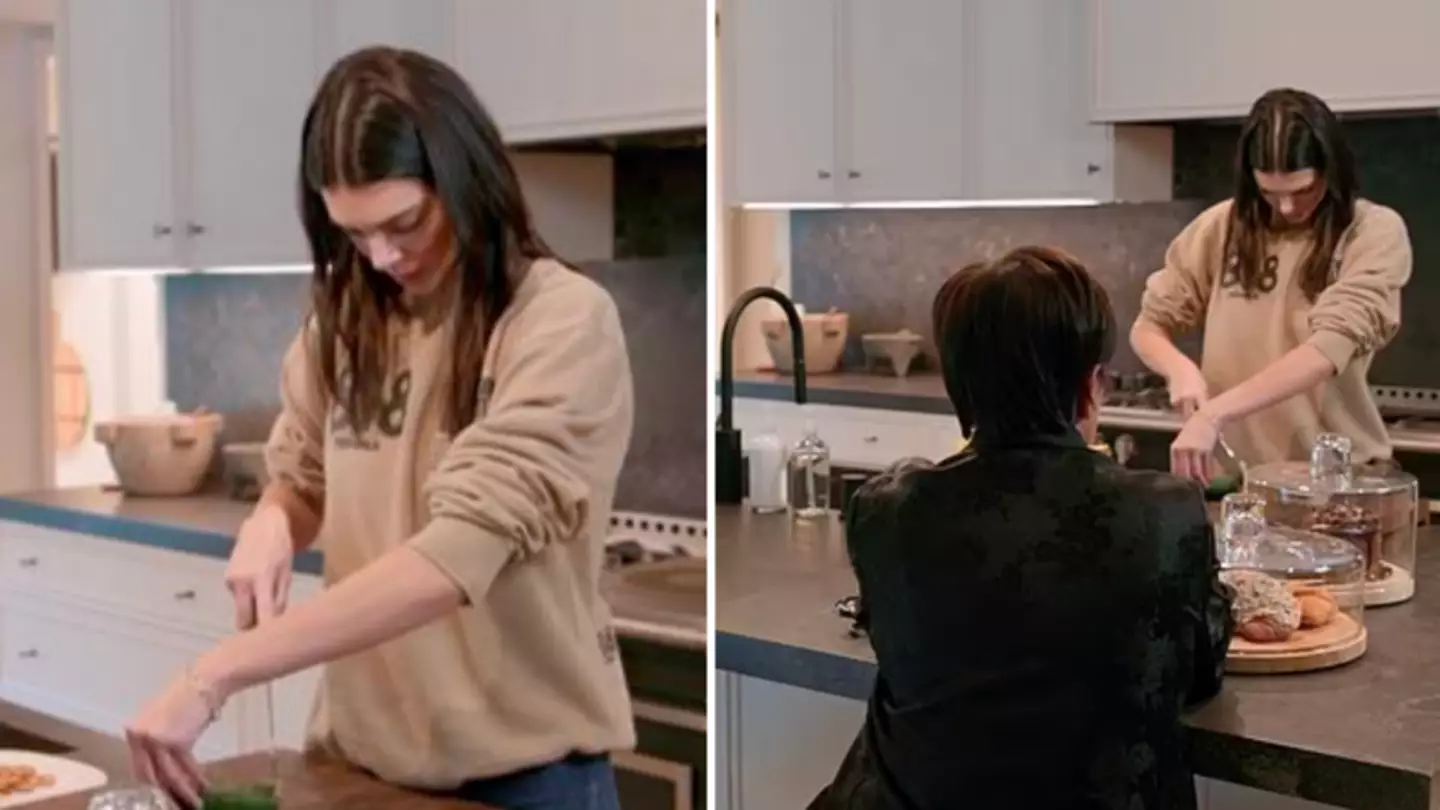 Kardashian Fans Baffled At Odd Way Kendall Cuts Cucumbers