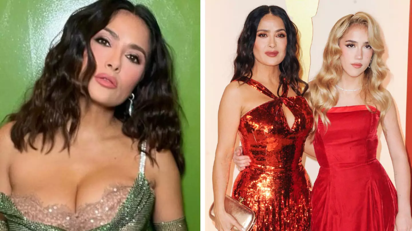 Salma Hayek's daughter Valentina rewore her mum's 1997 dress to the Oscars