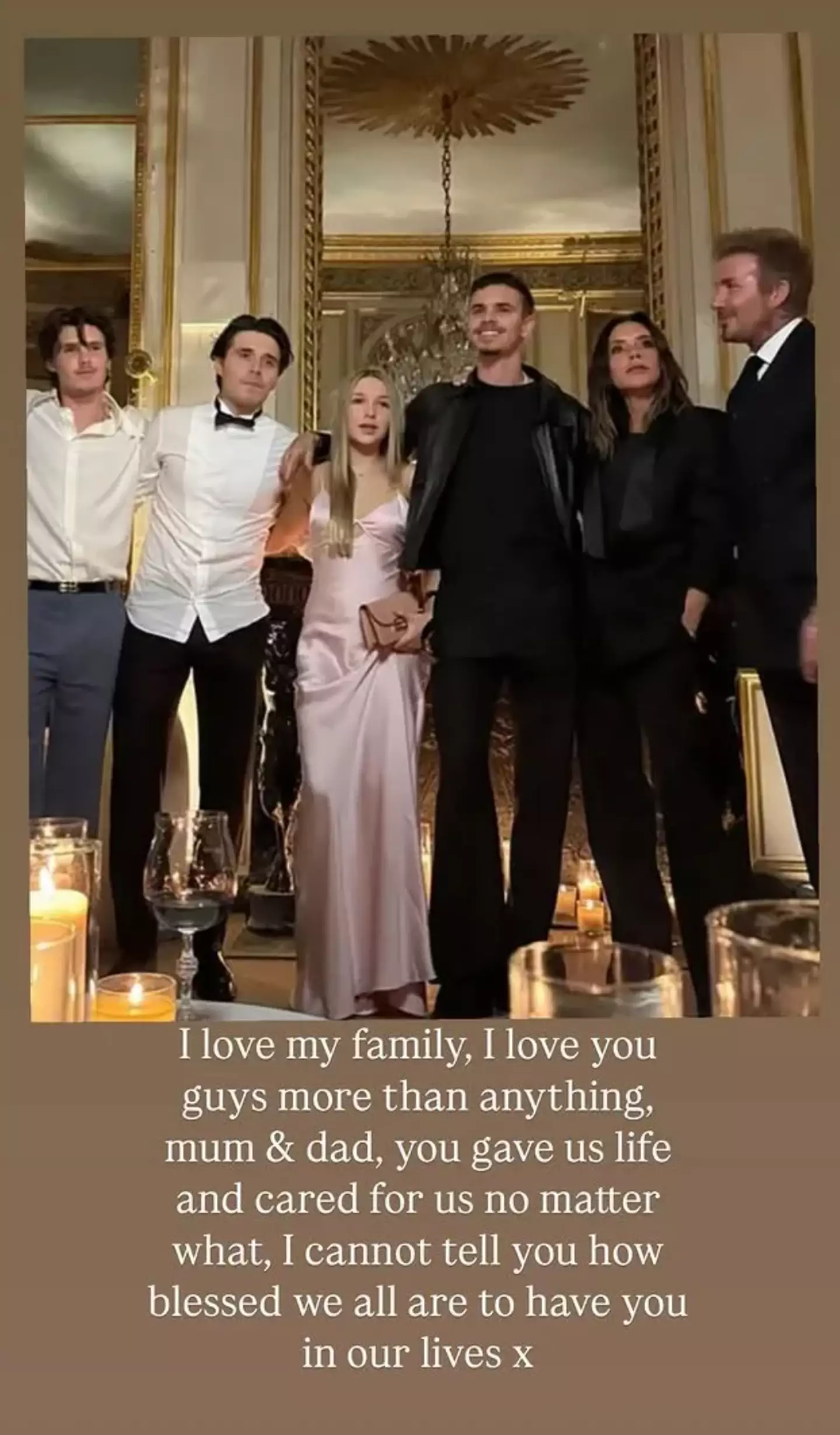 Fans think the family have been making digs at each other on social media (nstagram/@cruzbeckham)