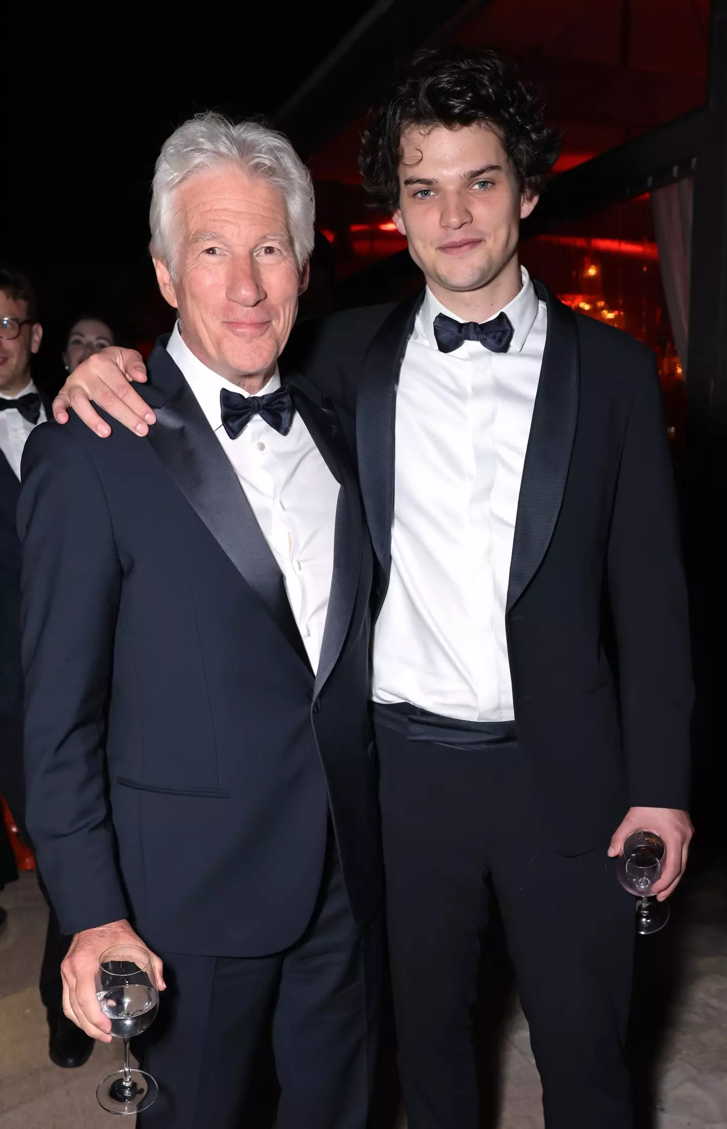 The actor's eldest son will also be joining them overseas (Dave Benett/Getty Images for Nikki Beach Hospitality Group)