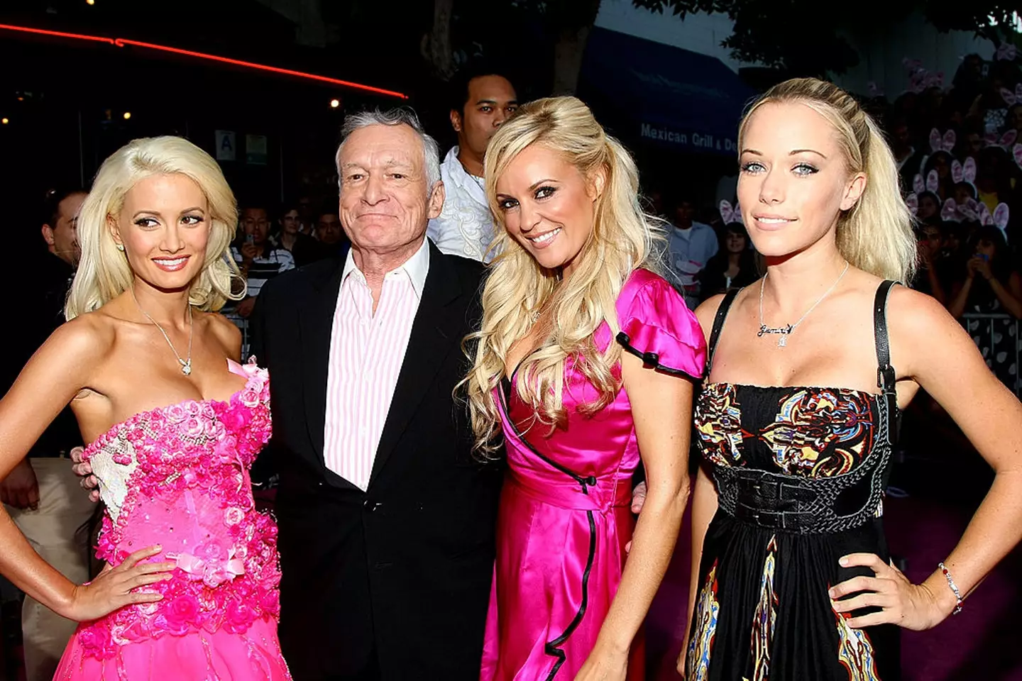 Kendra, along with Holly Madison and Bridget Marquardt, shot to fame as one of Hugh Hefner's girlfriends (Alberto E. Rodriguez/Getty Images)