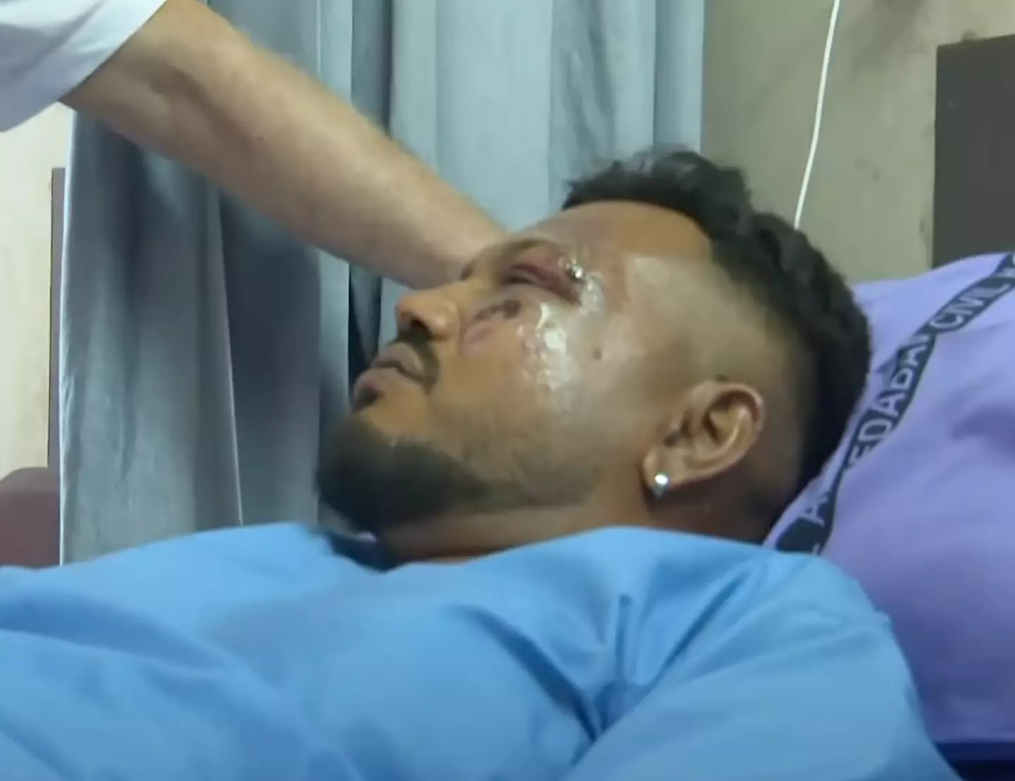 Vishwash Kumar Ramesh, 40, was the only person to survive the tragic crash (YouTube/@narendamodi)