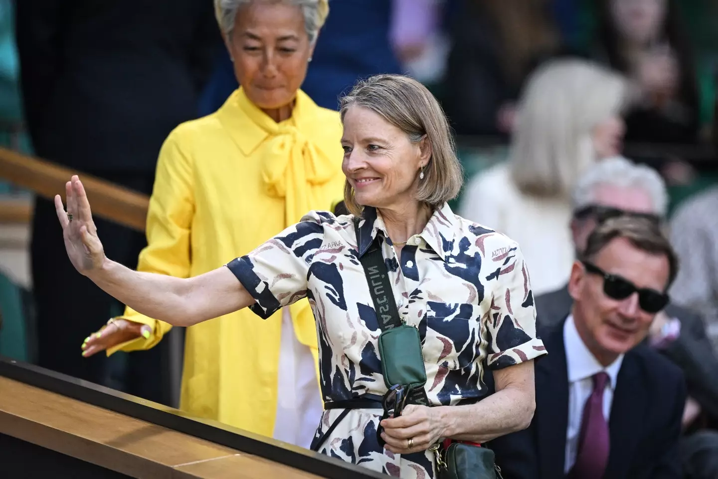 Jodie Foster at this year’s Wimbeldon (KIRILL KUDRYAVTSEV/AFP via Getty Images)