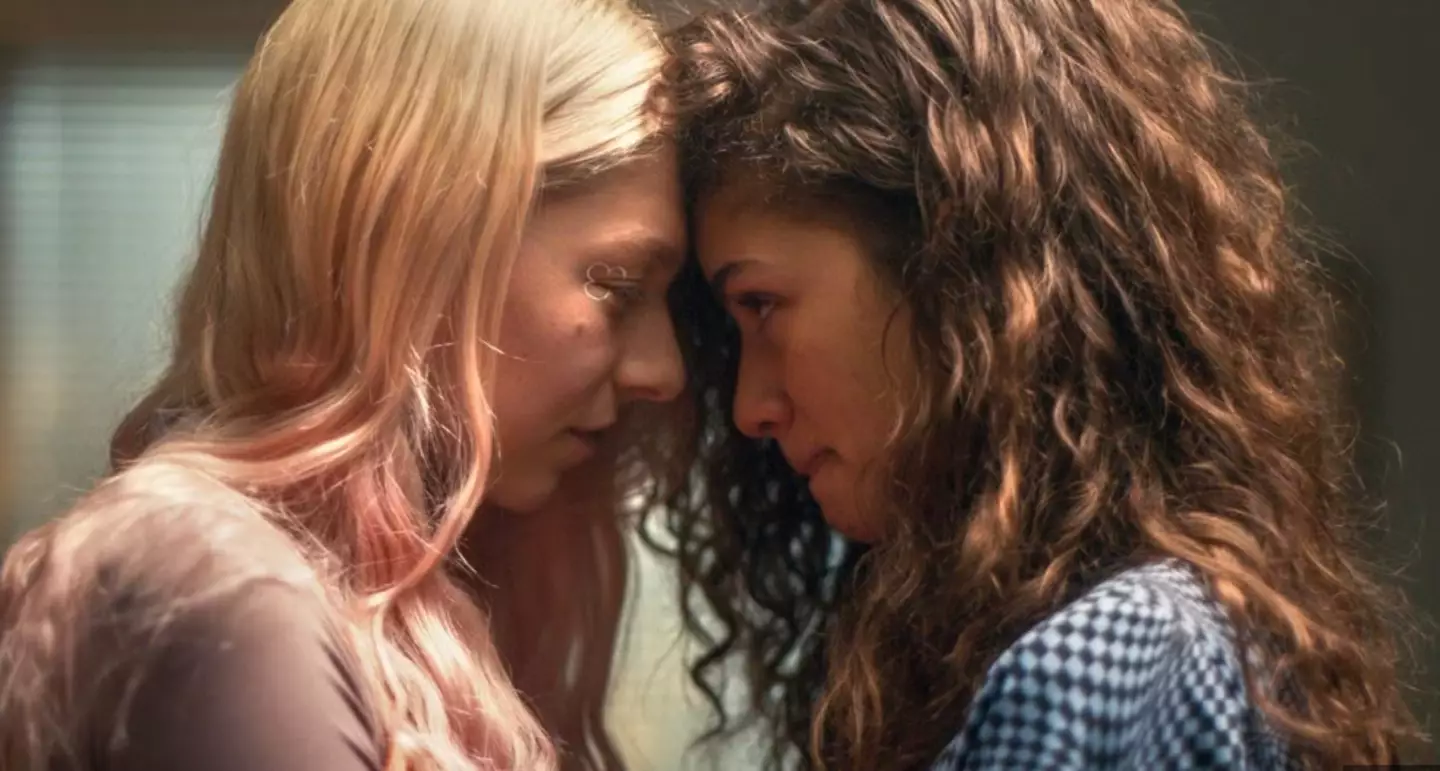 Zendaya's character on Euphoria enjoys several intimate scenes, but not in the nude (HBO)