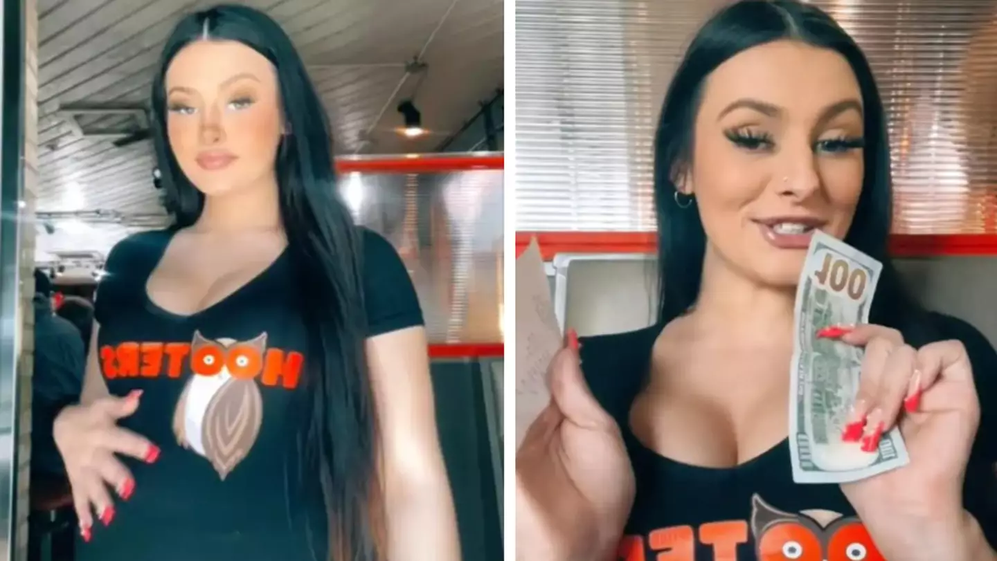 Pregnant Hooters server says her big belly fetches over $400 in tips