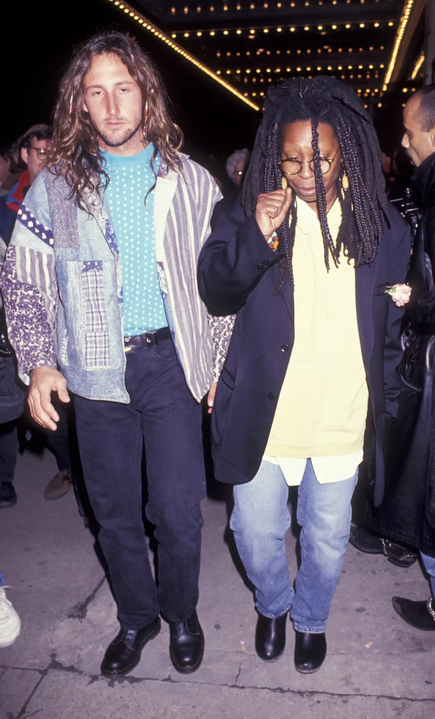 Whoopi and her third husband, union organizer Lyle Trachtenberg.