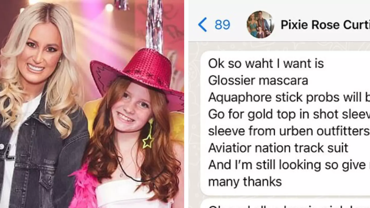 Mum shares 12-year-old daughter's texts demanding she buys her several expensive gifts