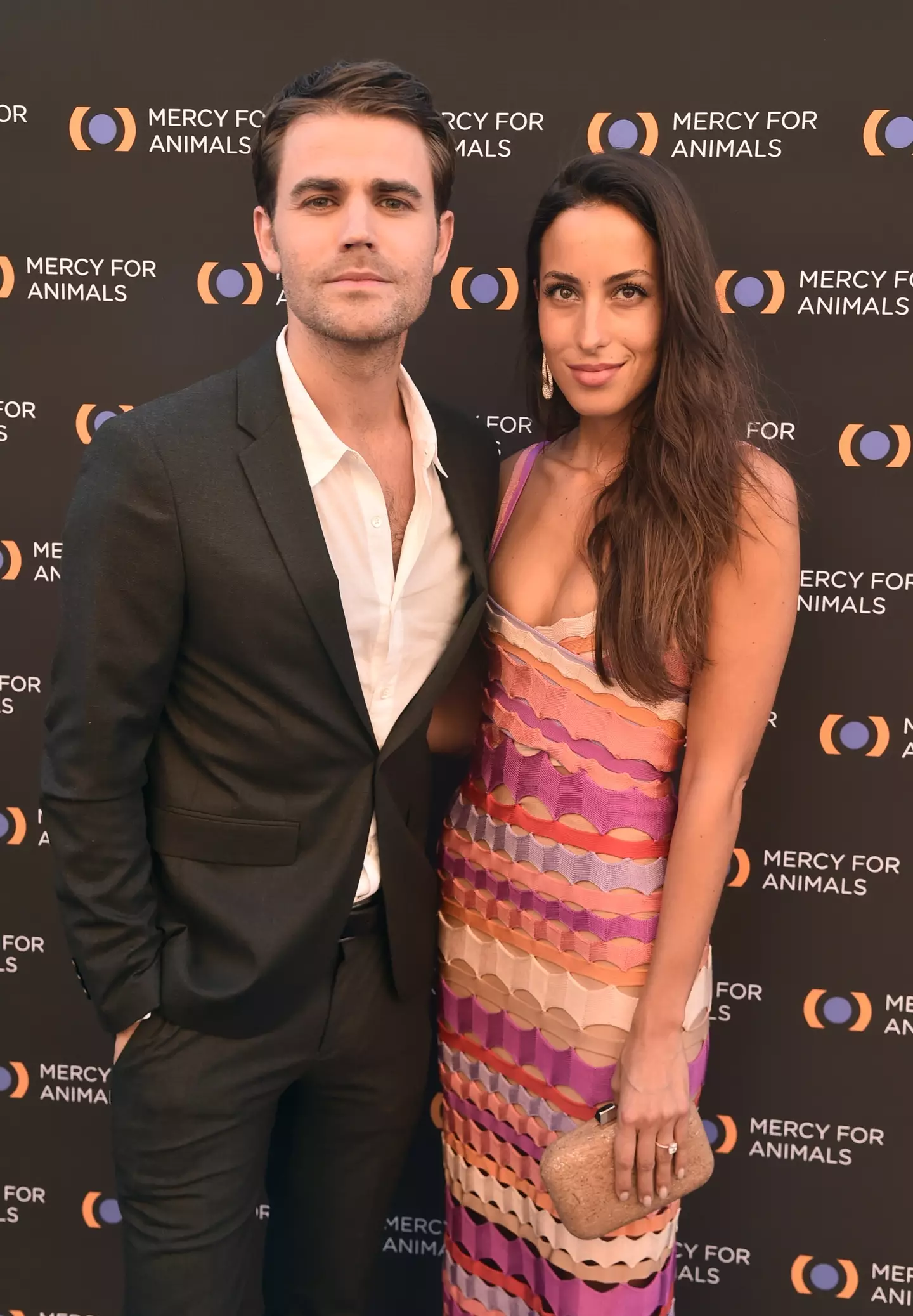 Sources say that Ines de Ramon, who used to be married to actor Paul Wesley, makes Brad 'very happy.'