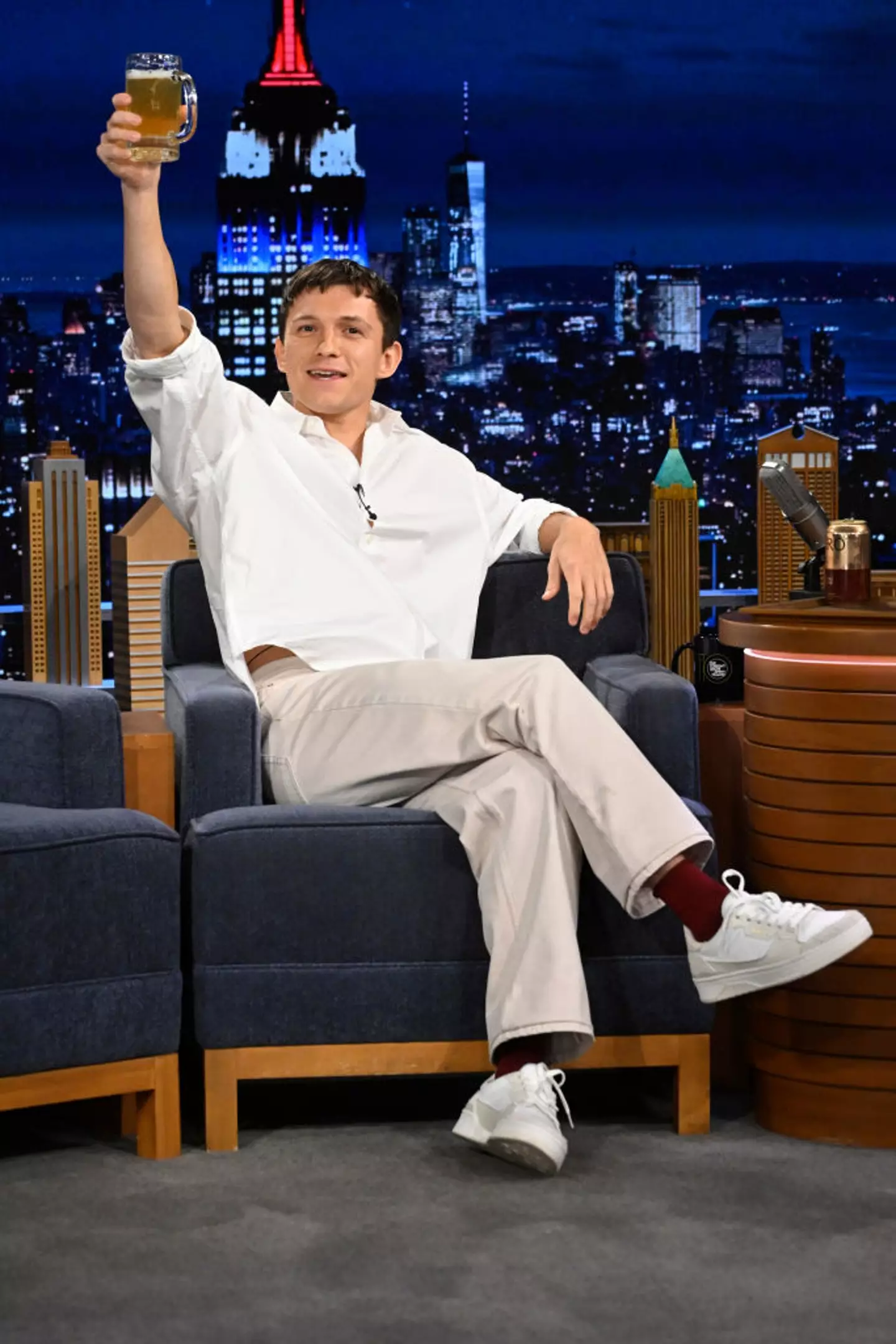 Tom Holland has spoken about becoming sober (Todd Owyoung/NBC via Getty Images)