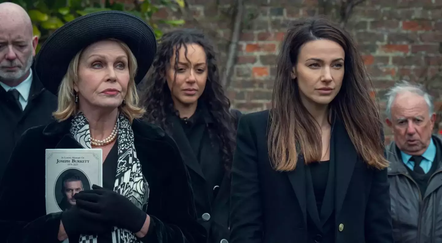 Michelle Keegan and Joanna Lumley in Harlan Coben's Fool Me Once.