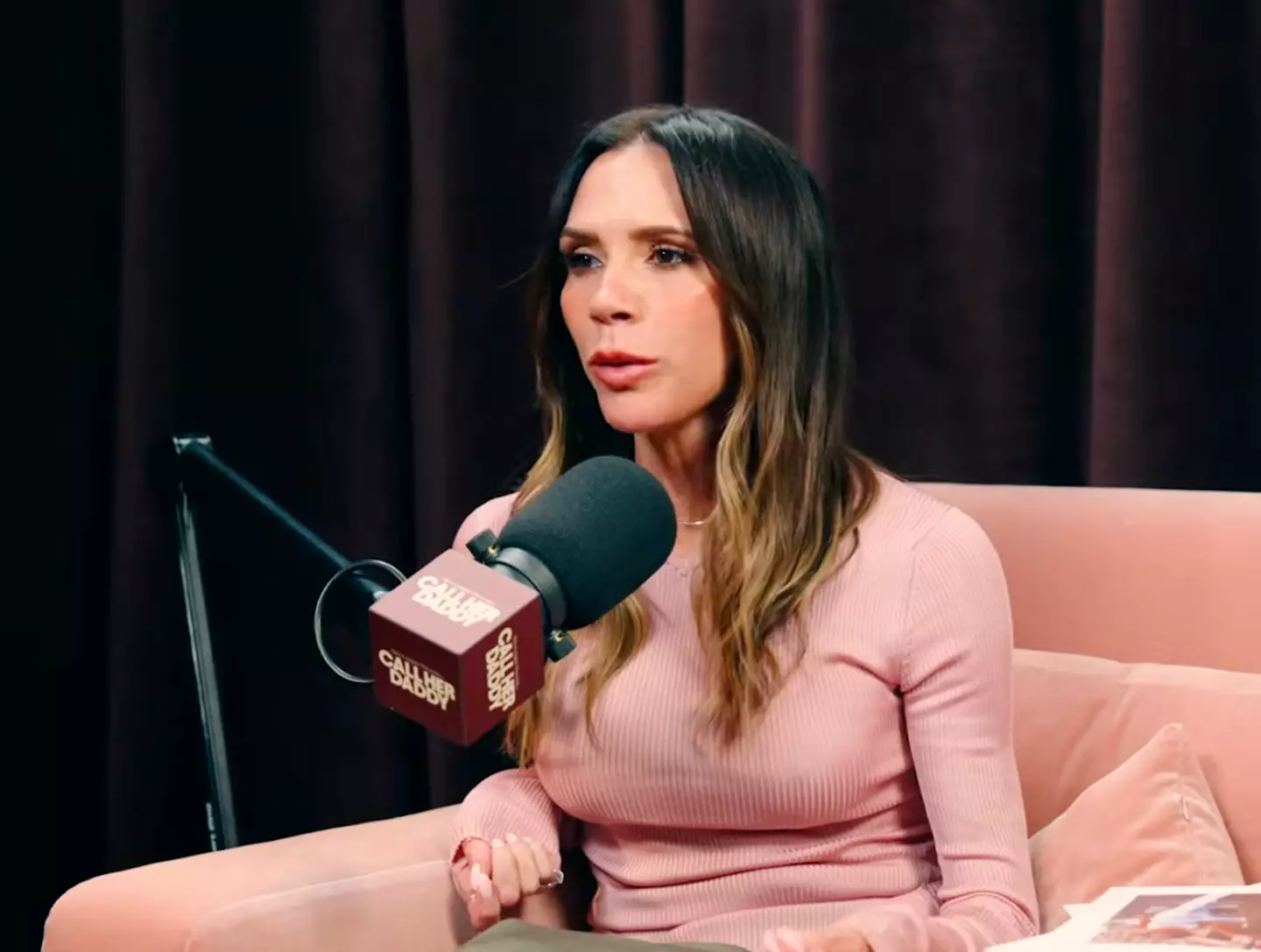 Victoria Beckham has addressed the Rebecca Loos controversy in a brand new interview (YouTube/Call Her Daddy)