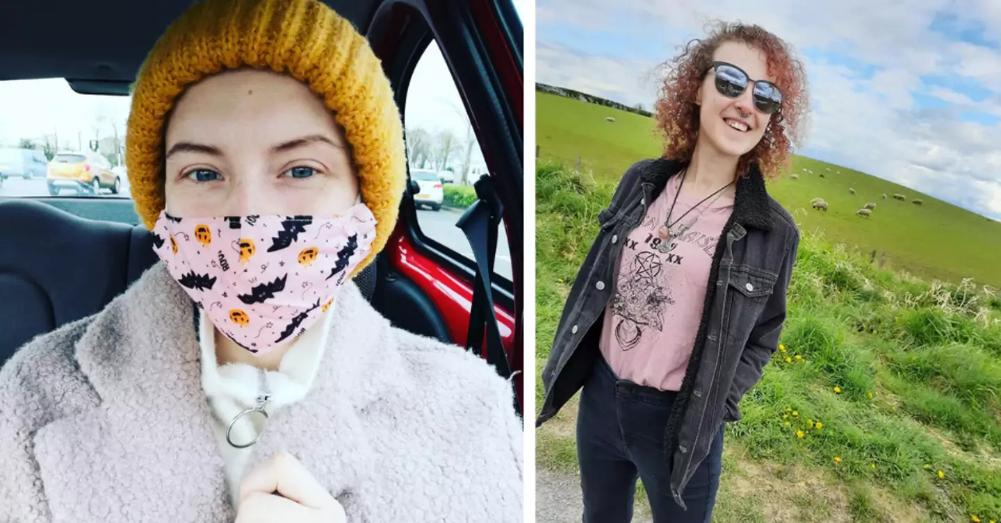 Chloe Faulkner has a compromised immune system which has influenced her decision to continue wearing a mask (