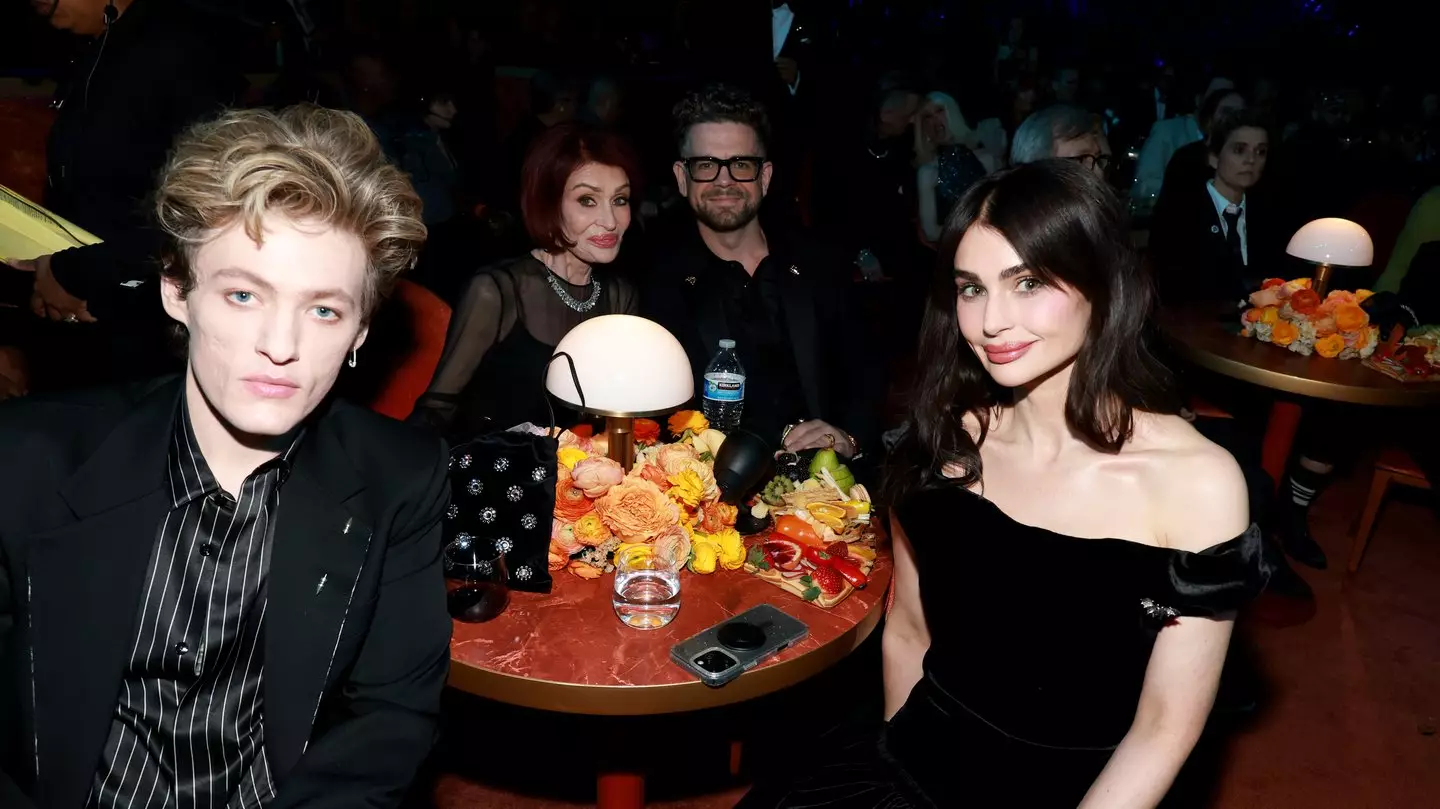 Ozzy Osbourne's rarely seen daughter joins mum Sharon at Grammys