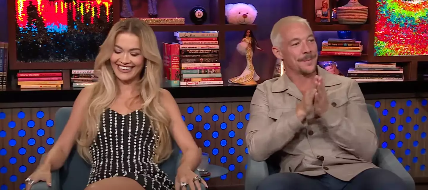 Rita Ora appeared alongside Diplo on the 'Watch What Happens Live with Andy Cohen' show.