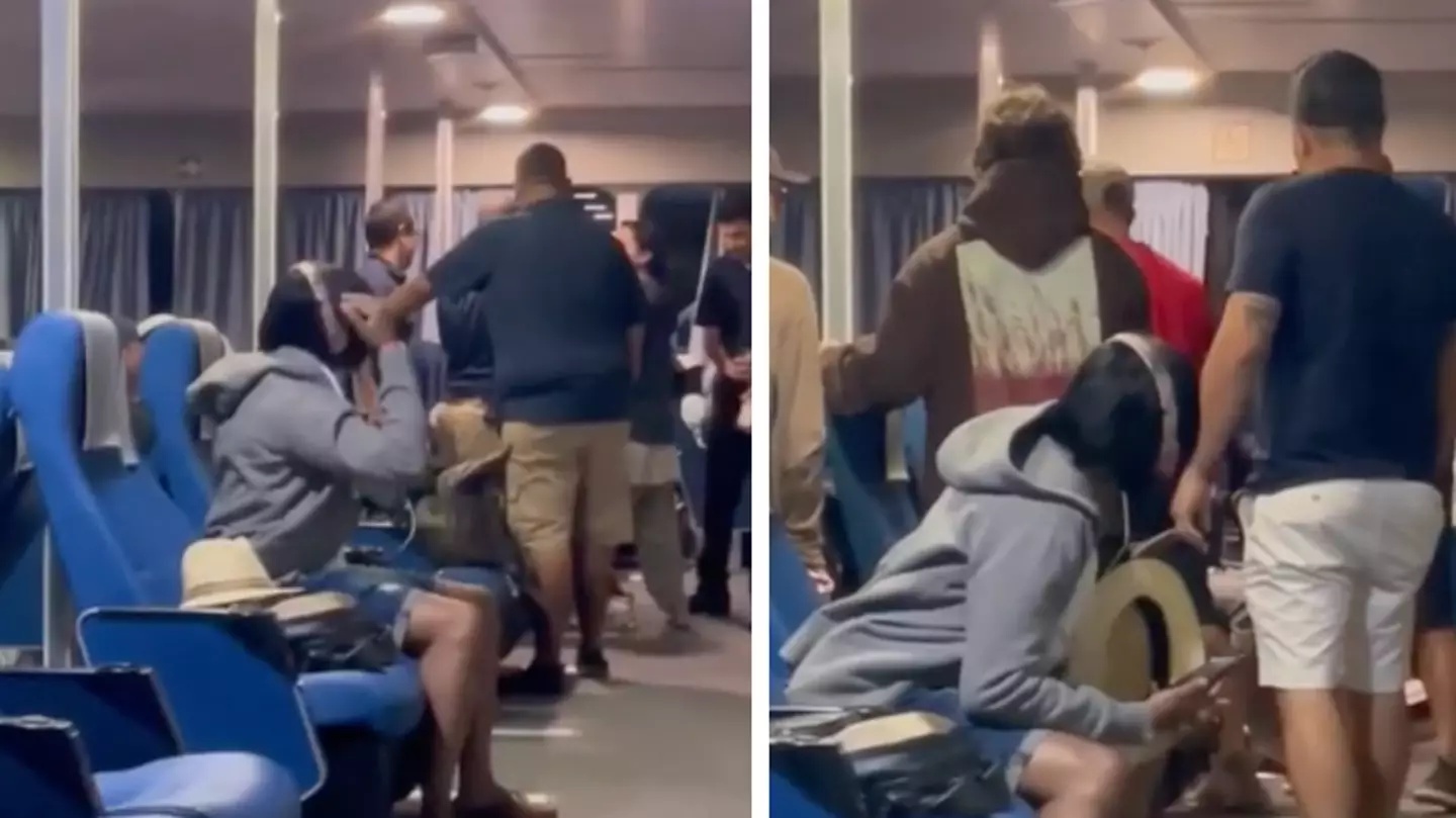Ferry passengers defend mum and her crying baby after man shouts at them