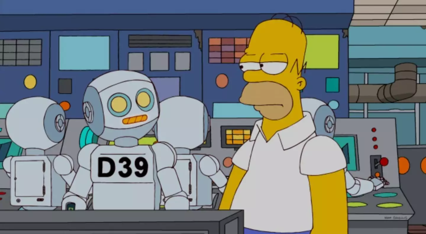 The 'Them, Robot' episode warned over technology taking human jobs (Disney)