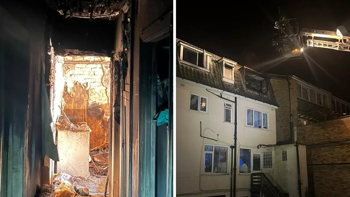 Fire Brigade issue warning after flat burned down by tumble dryer