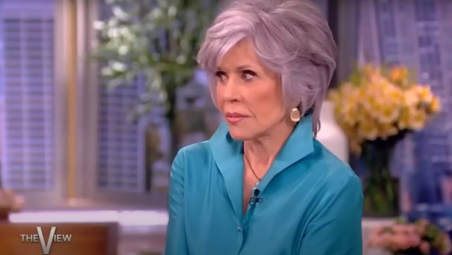 Jane Fonda made the controversial remarks whilst appearing on The View.