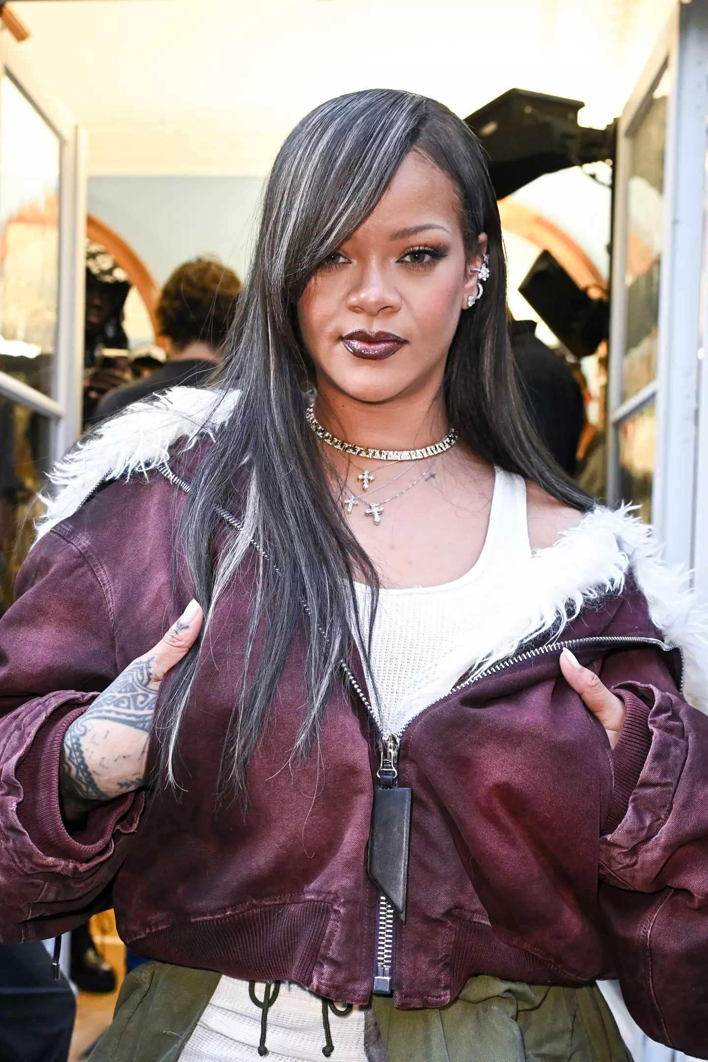 Rihanna filmed herself ringing in the New Year (Stephane Cardinale - Corbis/Corbis via Getty Images)