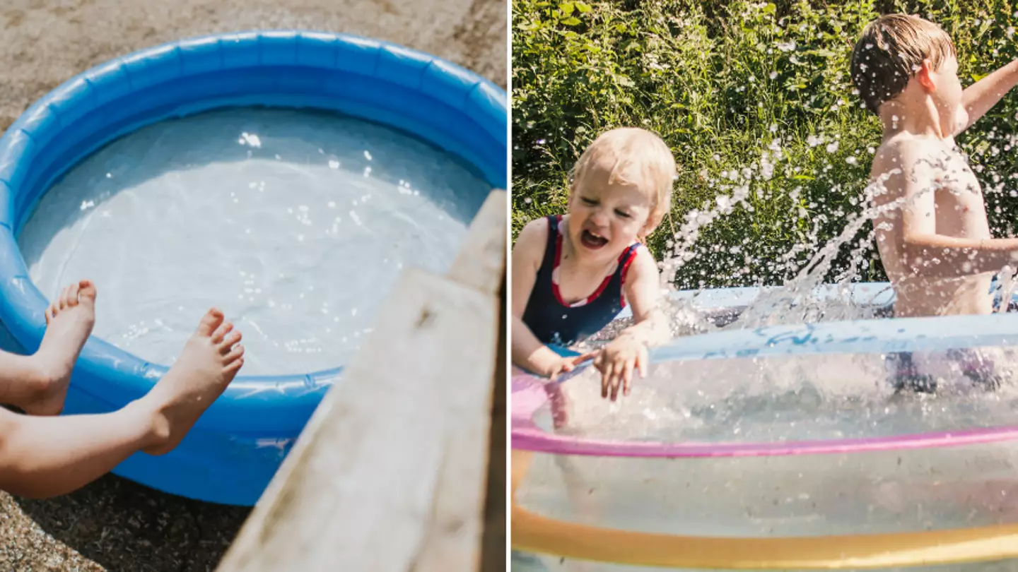 The easy hacks to heat up your paddling pool using bin bags