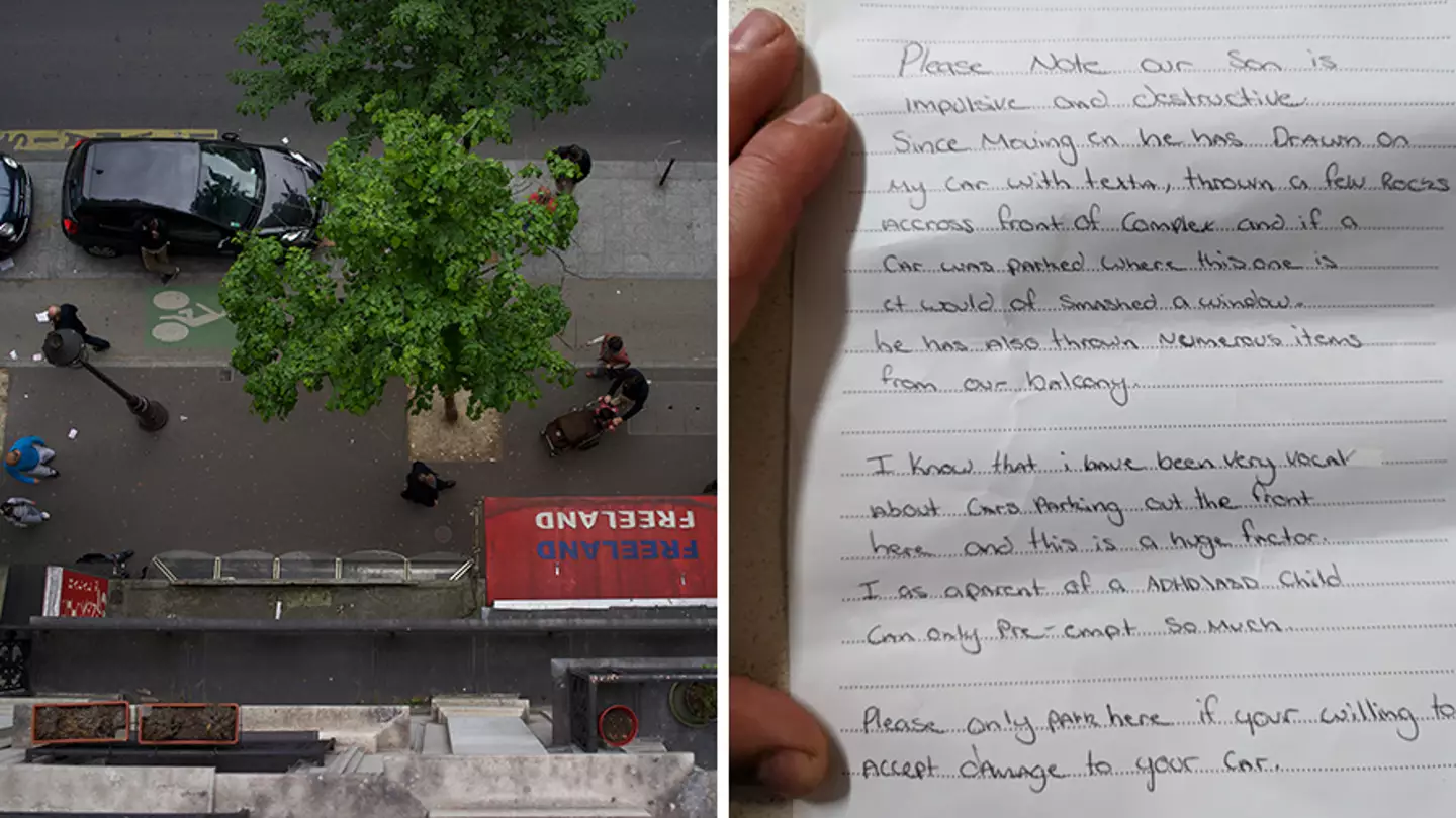 Note from parent of autistic child divides internet