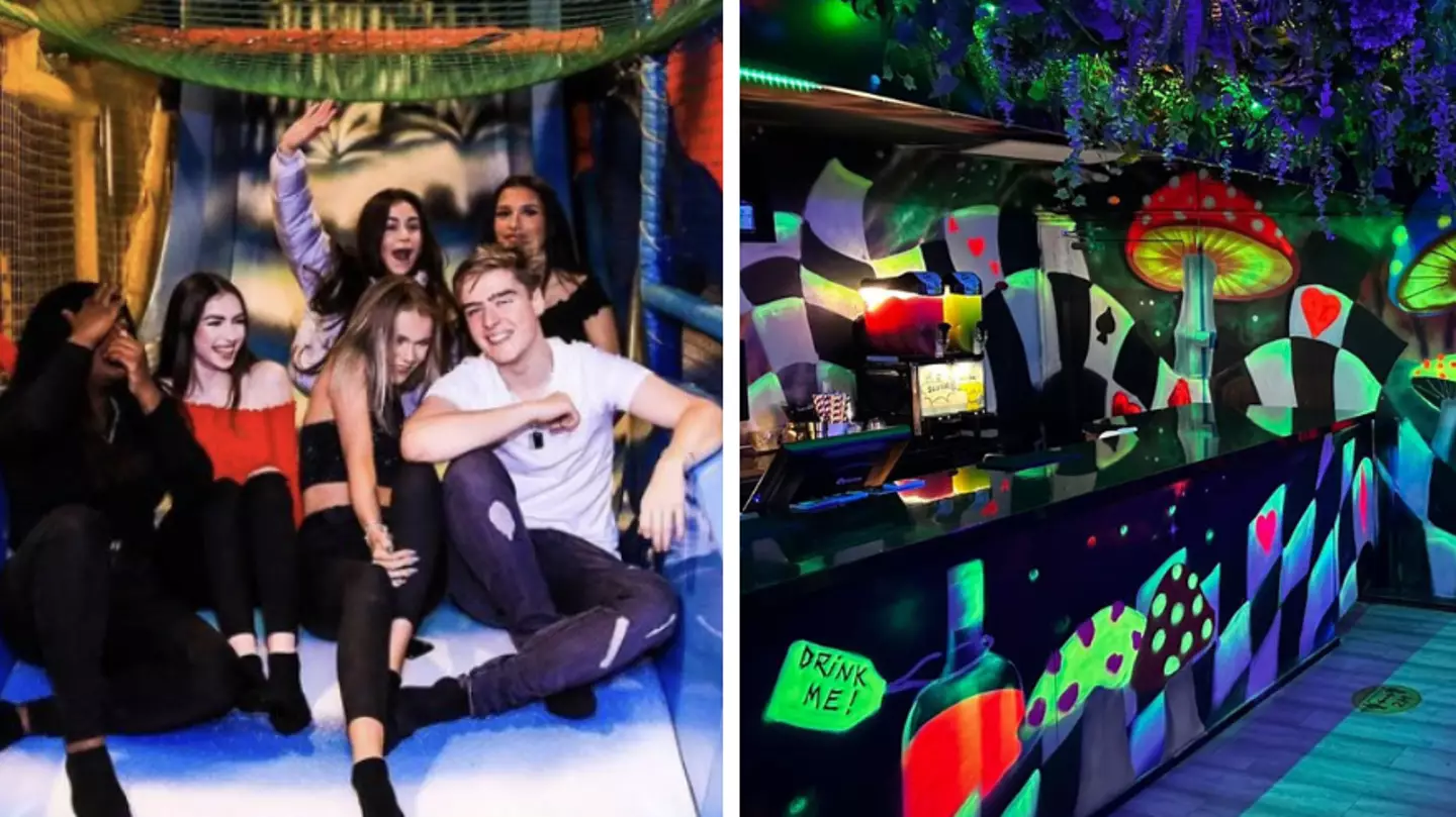 There's a UK attraction with three-storey play area and bar that’s ‘only for adults’
