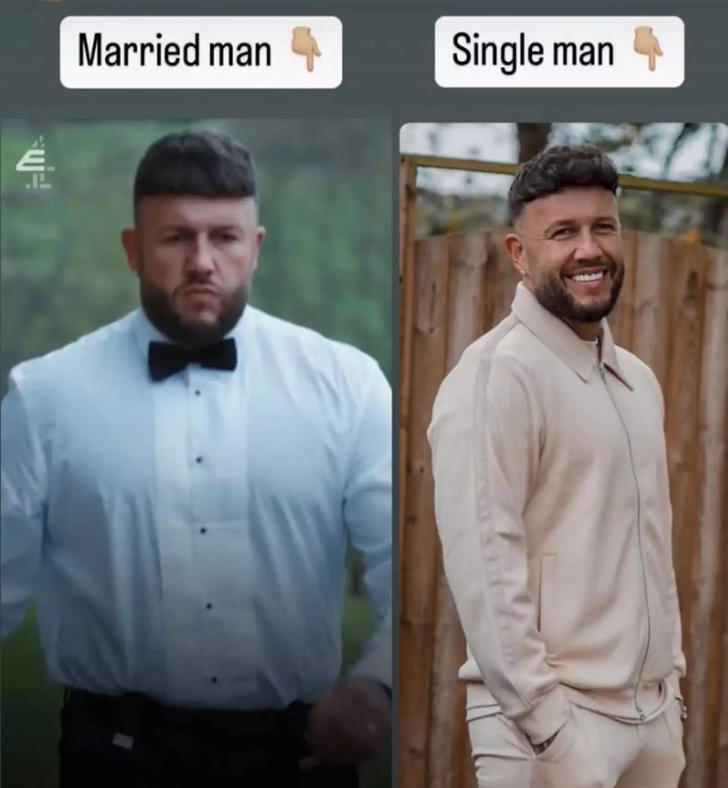 The star joked with his followers (Instagram/@adam.nightingale.1990)