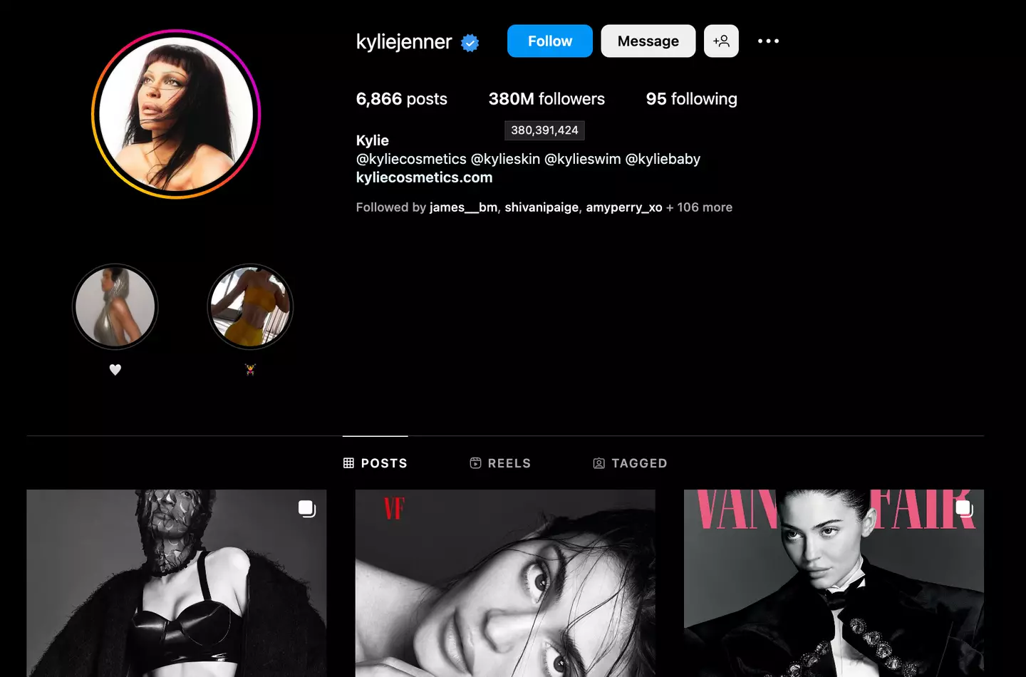 Kylie Jenner is no longer the most-followed woman on Instagram.