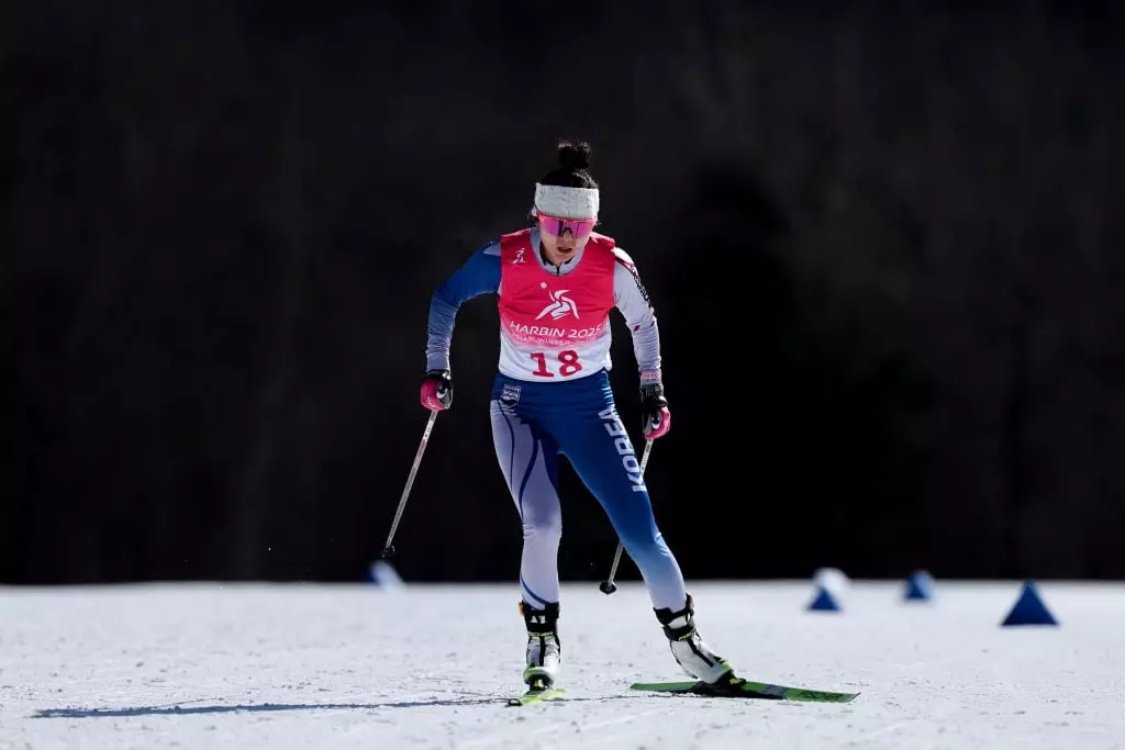 Han and Lee (pictured) weren't considered contenders for medals in Tuesday’s race (Emmanuel Wong / Contributor / Getty Images)