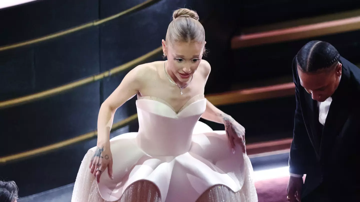 Ariana Grande fans only just realising hilarious reason why her Oscars gown looked so familiar