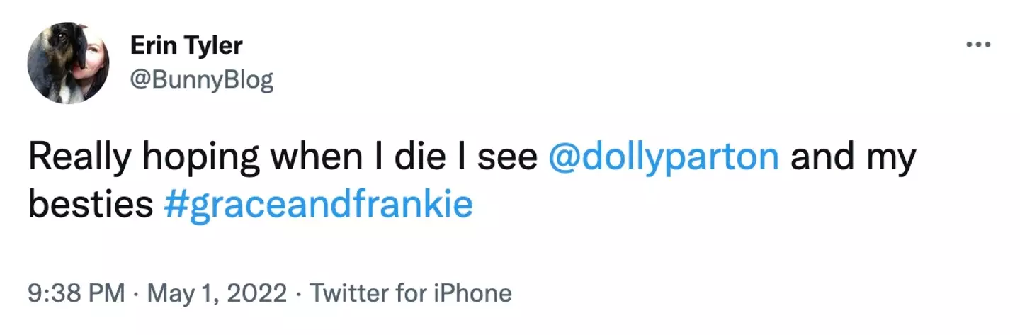 Fans took to the social media site to share their joy in Dolly’s cameo on the show (Twitter).