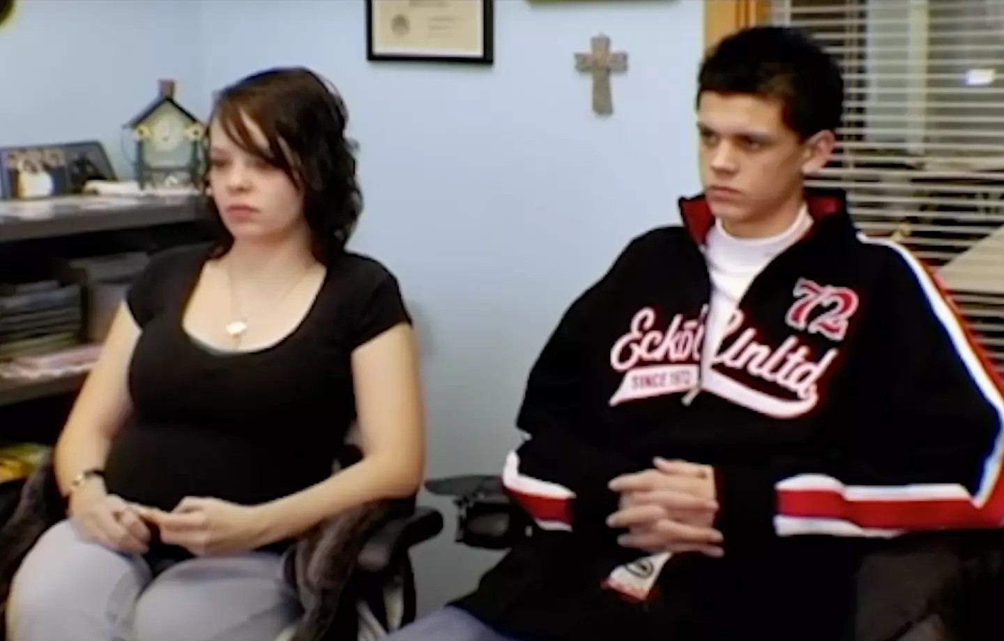 Catelynn and Tyler on 16 & Pregnant in 2009.