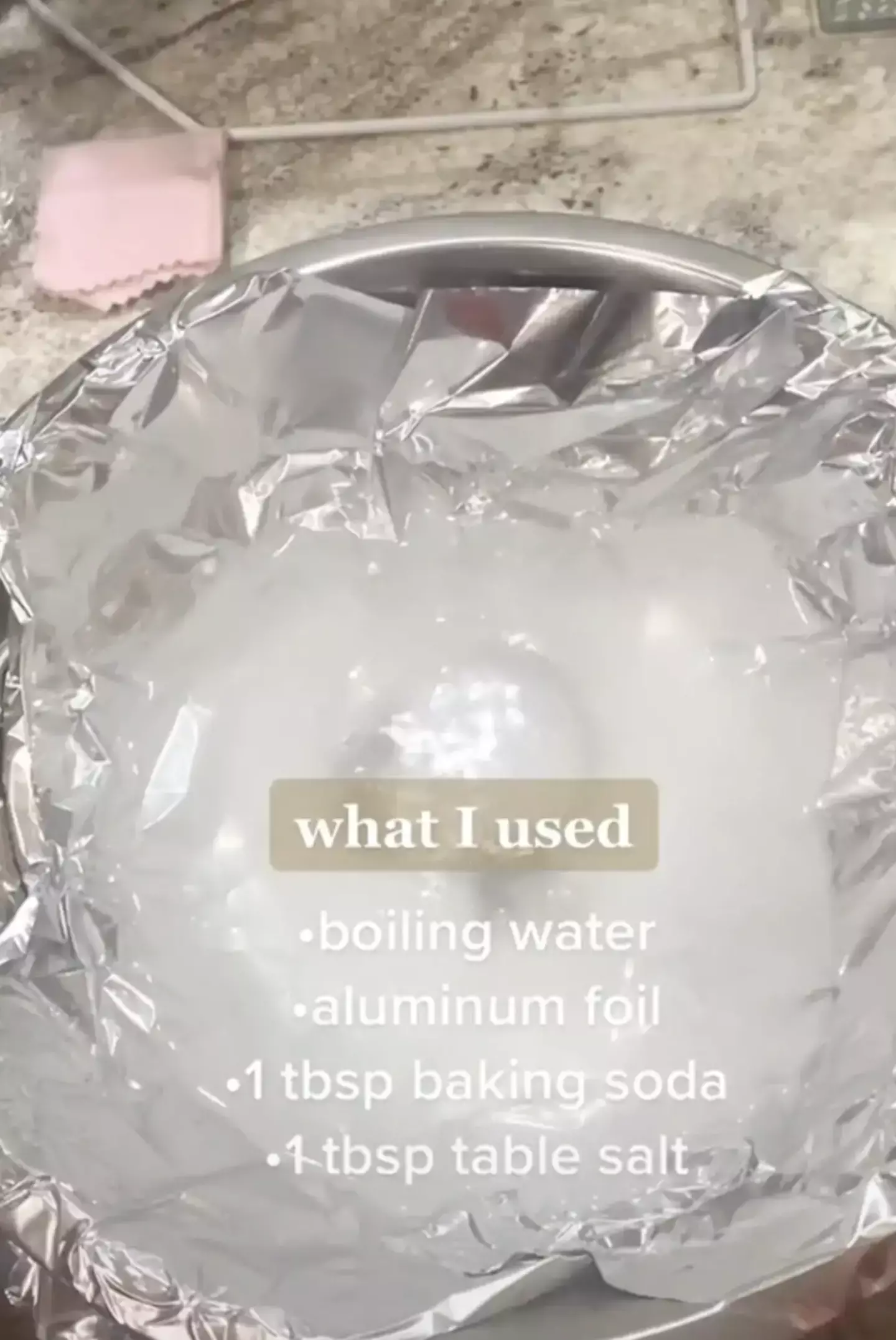 Everything you need for the hack is likely already in your kitchen.