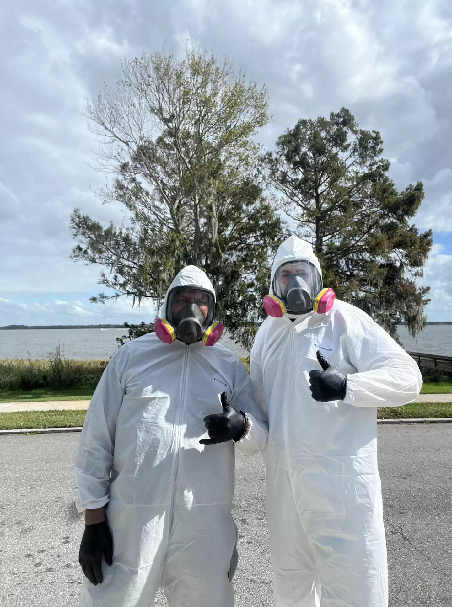 The duo are based in Florida but often travel around the States for jobs (Supplied)