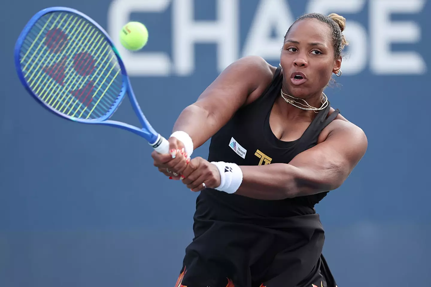 Townsend said Ostapenko told her she has 'no class' and 'no education' and to 'see what happens when we get outside the US' (Clive Brunskill / Staff / Getty Images)