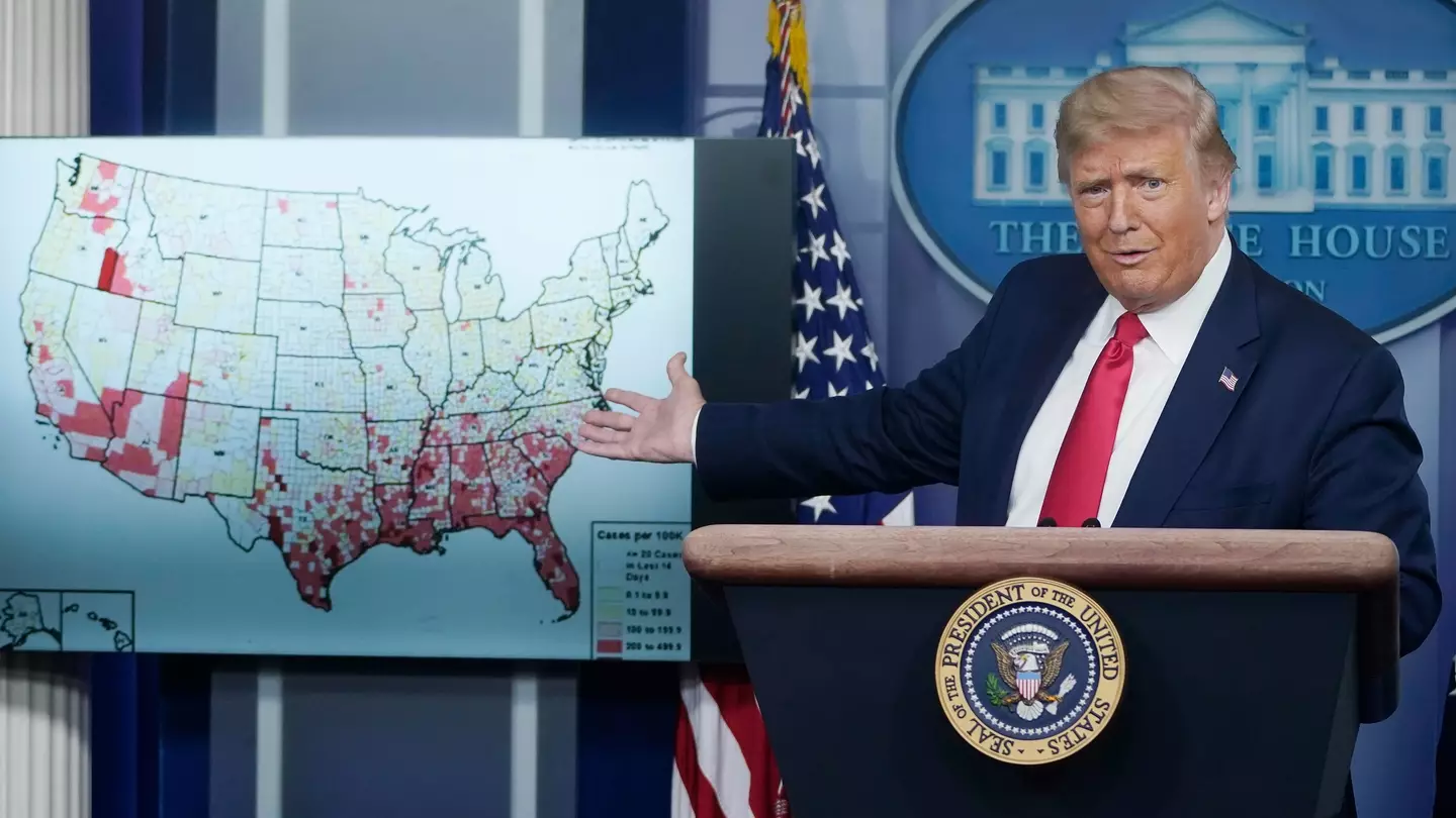 Donald Trump issued serious warning as concerns raised over US map's state lines being redrawn