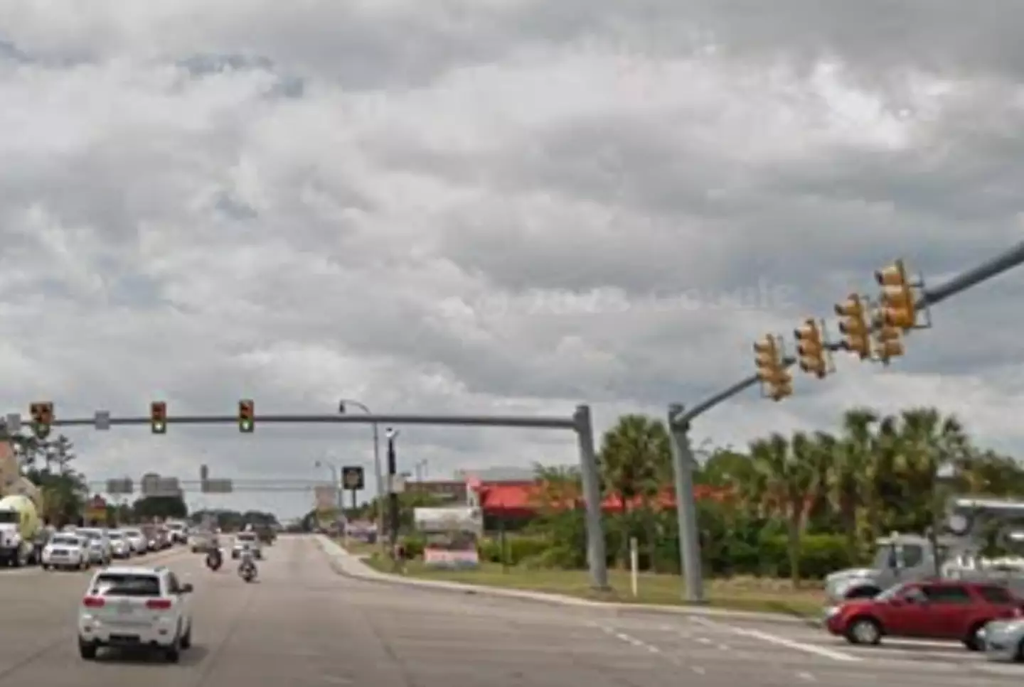 Officer Wallace spotted a white jeep drive through a red light on part of Highway 17 near North Myrtle Beach.