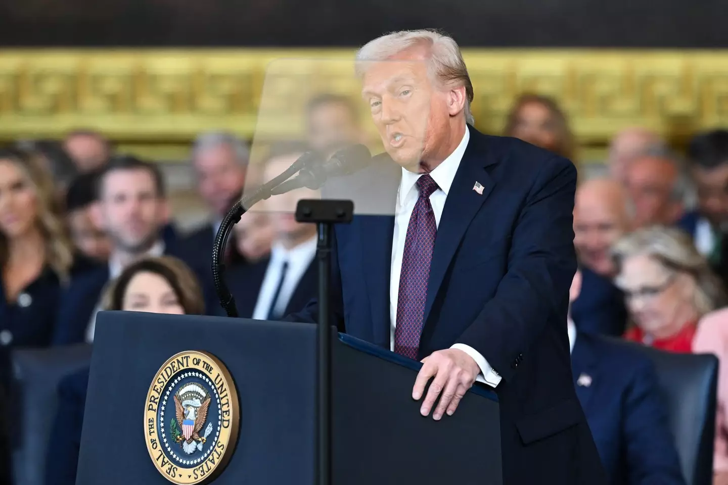Donald Trump has only been in office for three days and he's been up to a lot (AUL LOEB/POOL/AFP via Getty Image)