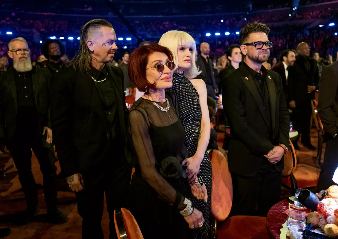 Kelly and Jack later joined their mother (John Shearer/Getty Images for The Recording Academy)