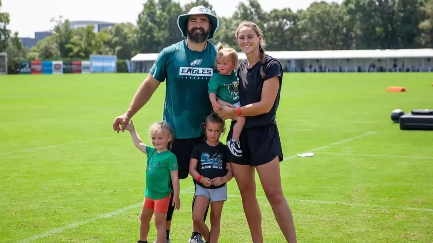 Why Kylie Kelce’s daughters have never been to one of Travis Kelce’s games