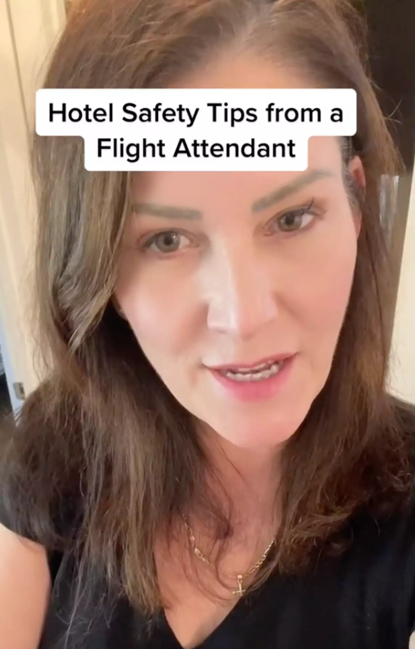 One flight attendant shared her safety tips when it comes to staying in a hotel room.
