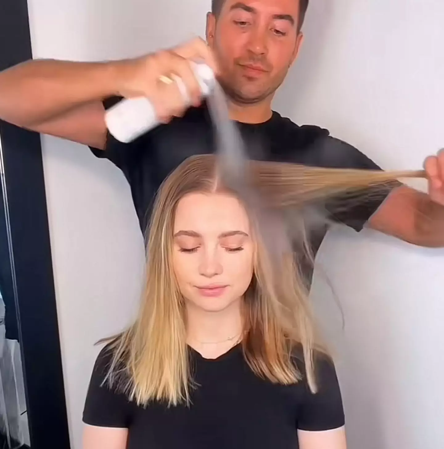 “Just make sure that when you do wash your hair."